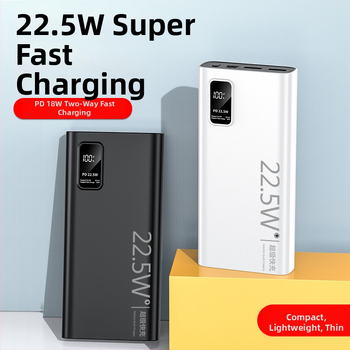 Power banka s certifikáciou 3C PD obojsmerné rýchle nabíjanie 20000mAh pre telefóny a tablety