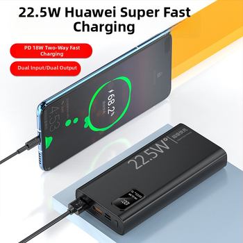 Power banka s certifikáciou 3C PD obojsmerné rýchle nabíjanie 20000mAh pre telefóny a tablety