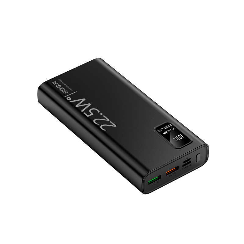 3C-сертифициран PD двупосочен бързозаряден Power Bank 20000mAh за телефони и таблети