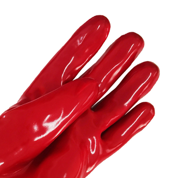 Mănuși impermeabile, rezistente la temperaturi înalte, din PVC cauciuc, lungime 60 cm, izolație termică, protecție la arsură, aburi, rezistente la acizi, baze și ulei