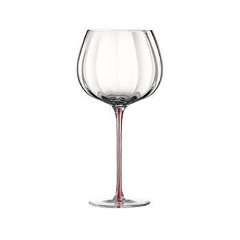 Pahar de vin colorat, cu tija dungată, din sticlă fără plumb, stil burgund, pentru uz casnic, set rafinat pentru vin