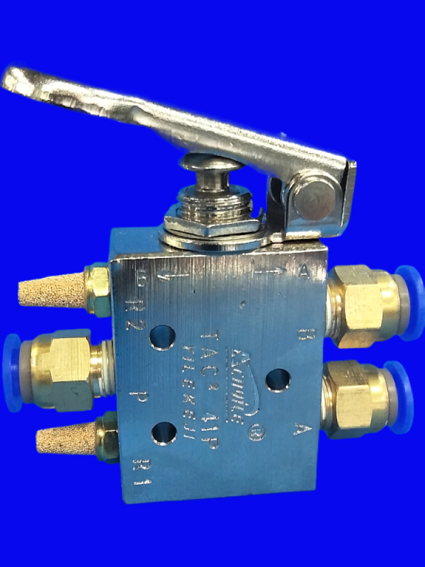 Supapă pneumatică, valve mecanică, tip cu role, supapă manual Tac2-31V/41V/31P/41P, 1 intrare 1 ieșire, filet