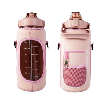Husă din neopren pentru sticla de apă, pentru sporturi în aer liber, protecție anti-cădere și curea cross-body