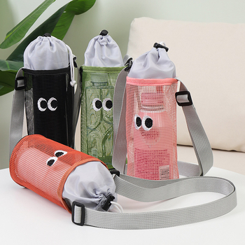 Husă termică pentru cană cu curea crossbody, geantă portabilă pentru sticla de apă și husă universală de depozitare a băuturilor