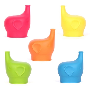 Capac pentru pahar de copii din silicon, anti-vărsat, design cu personaje de desene animate, siguranță alimentară, personalizabil