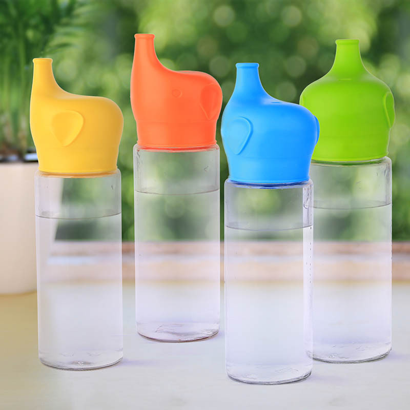 Capac pentru pahar de copii din silicon, anti-vărsat, design cu personaje de desene animate, siguranță alimentară, personalizabil