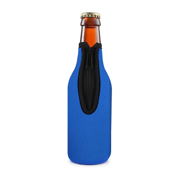 Husă din neopren pentru sticlă de bere cu fermoar, protecție pentru sticlă, husă Cola și bere, personalizabilă