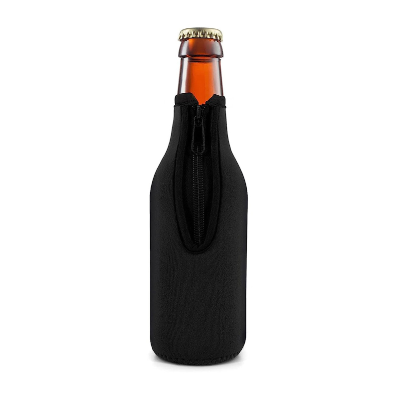 Husă din neopren pentru sticlă de bere cu fermoar, protecție pentru sticlă, husă Cola și bere, personalizabilă