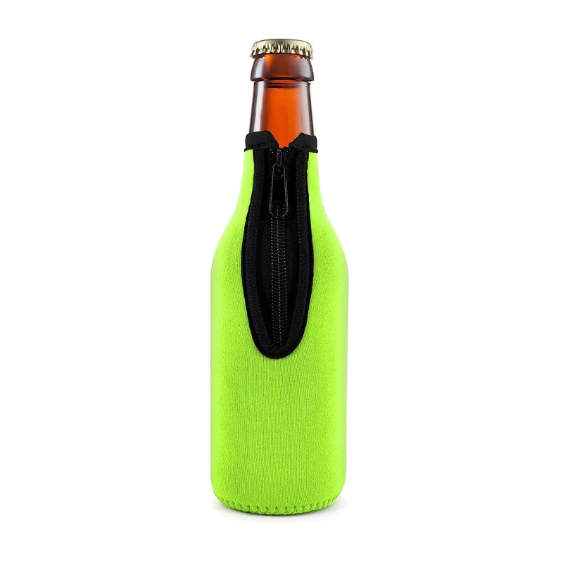 Husă din neopren pentru sticlă de bere cu fermoar, protecție pentru sticlă, husă Cola și bere, personalizabilă