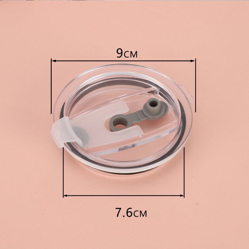 Capac transparent pentru pahar auto cu etanșare anti-scurgeri, capac plat pentru pahare de mari dimensiuni, accesoriu pentru pahare în diverse dimensiuni
