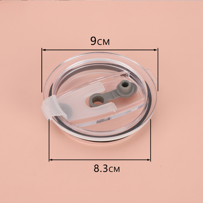 Capac transparent pentru pahar auto cu etanșare anti-scurgeri, capac plat pentru pahare de mari dimensiuni, accesoriu pentru pahare în diverse dimensiuni