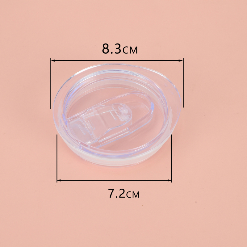 Capac transparent pentru pahar auto cu etanșare anti-scurgeri, capac plat pentru pahare de mari dimensiuni, accesoriu pentru pahare în diverse dimensiuni