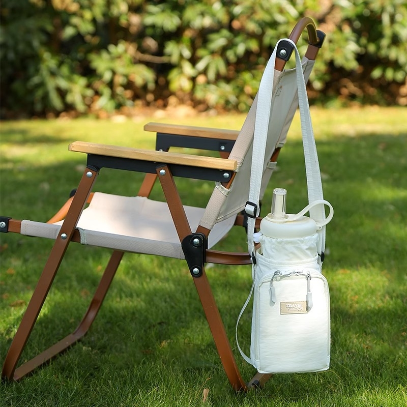 Geantă crossbody pentru sticlă de apă, husă izolantă pentru pahar, husă portabilă pentru sticlă