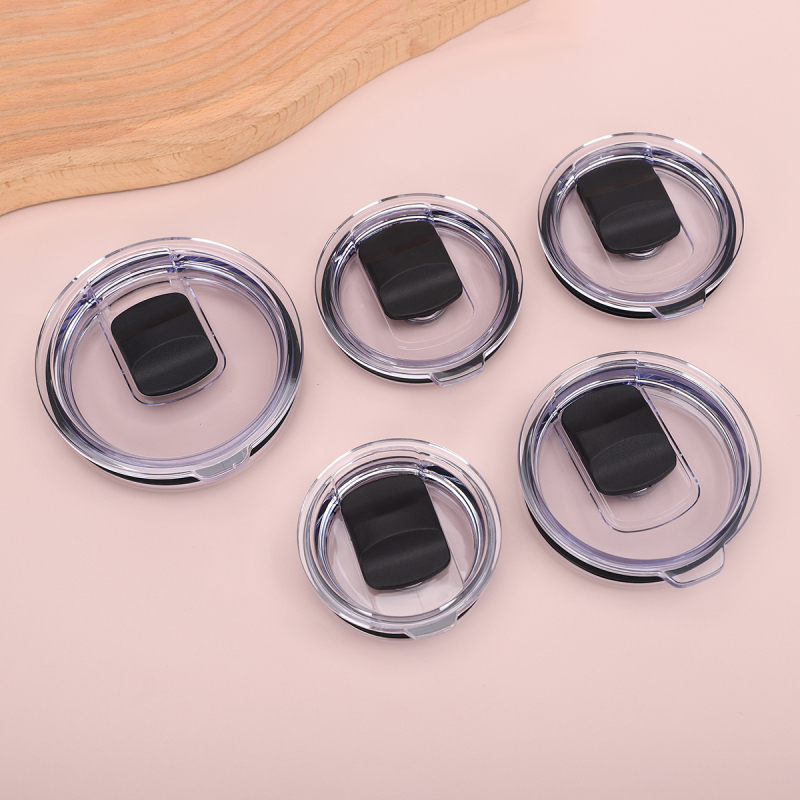 Capac magnetic cu apăsare pentru căni termice izolate, etanș la scurgeri, din PP și silicon, 20oz–30oz
