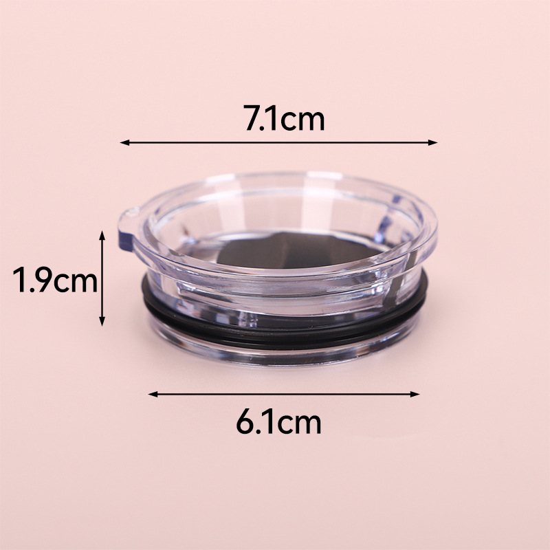 Capac magnetic cu apăsare pentru căni termice izolate, etanș la scurgeri, din PP și silicon, 20oz–30oz