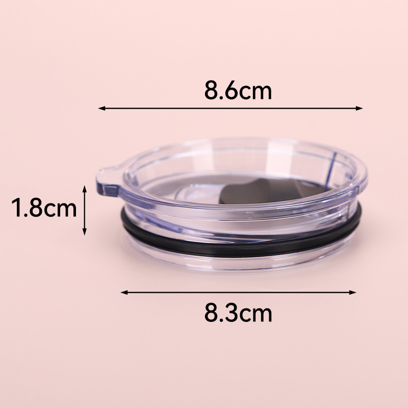 Capac magnetic cu apăsare pentru căni termice izolate, etanș la scurgeri, din PP și silicon, 20oz–30oz