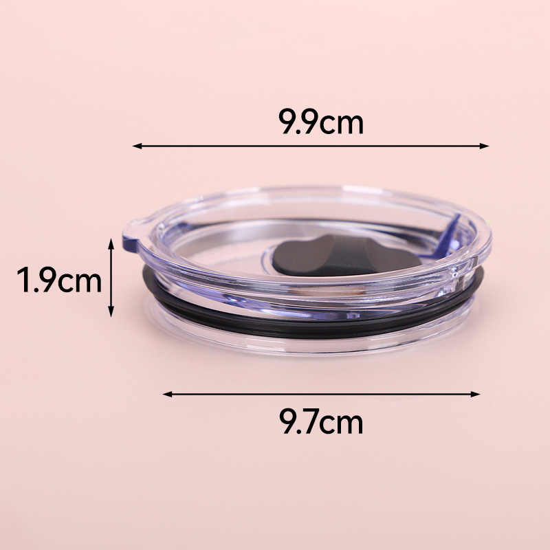 Capac magnetic cu apăsare pentru căni termice izolate, etanș la scurgeri, din PP și silicon, 20oz–30oz