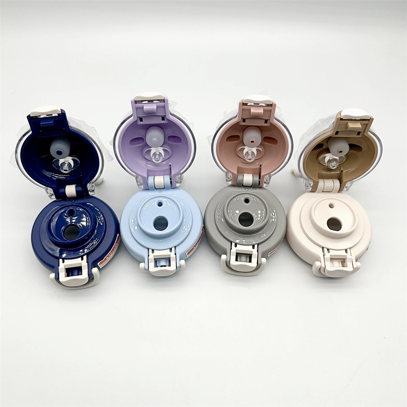 Accesorii originale Little Tea Diary – capac pentru termos pentru cană cu trei băuturi, cu pai și duză