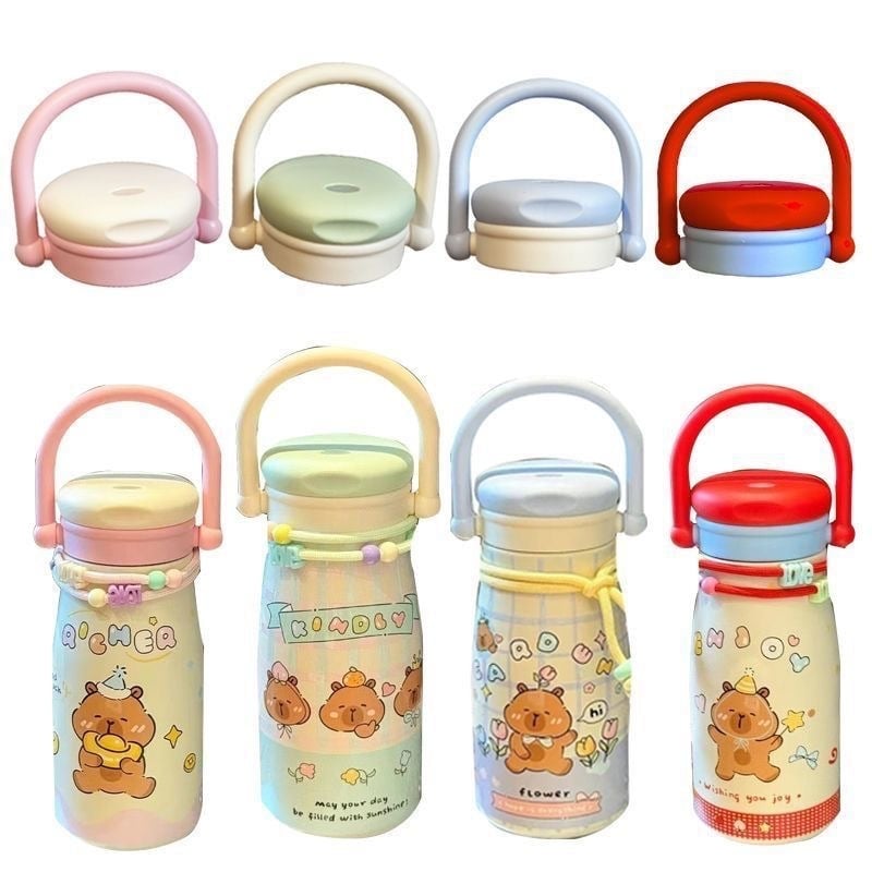 Capac original pentru sticla de apă pentru copii, capac etanș pentru pahare, capac pentru copii cu utilizare dublă, accesorii termos