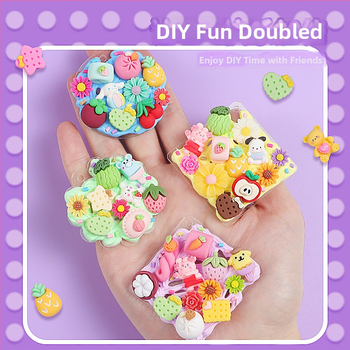 Set de carduri cu gel-crem, cu autocolante, suport pentru carduri și cutie de depozitare – papetărie DIY lucrată manual pentru fete