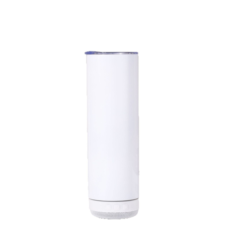 Termos din oțel inoxidabil 304 cu difuzor Bluetooth încorporat, cană auto portabil, personalizabil