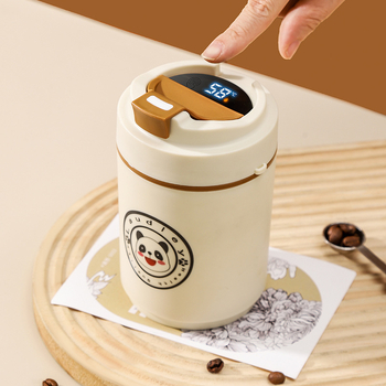 Ceașcă de cafea cu interior din oțel inoxidabil 304, etanșă și anti-scurgeri, portabilă și elegantă