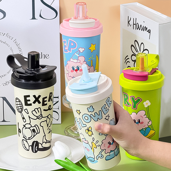Cana de cafea din oțel inoxidabil 304, pereți dubli, cu vid, cană creativă pentru mașină, termos portabil