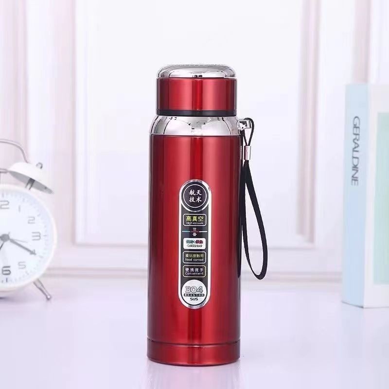 Termos din oțel inoxidabil 304, capacitate mare – portabil pentru mașină și exterior, recipient de apă pentru bărbați, design cu stea, logo personalizabil