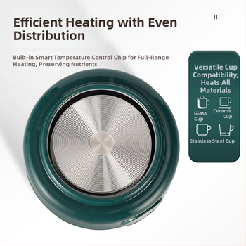 ceașcă mini multifuncțională pentru sănătate pentru birou și casă – ceașcă electrică de încălzire pentru ceai și supă Bird's Nest, 550 ml