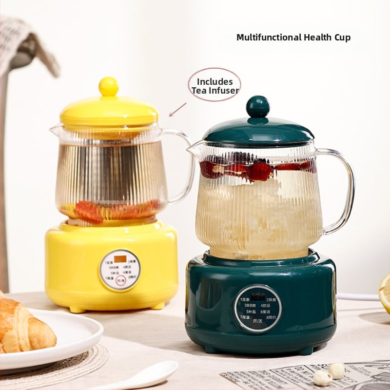 ceașcă mini multifuncțională pentru sănătate pentru birou și casă – ceașcă electrică de încălzire pentru ceai și supă Bird's Nest, 550 ml