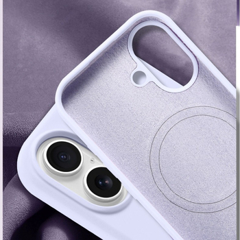 Tekuća silikonska futrola za iPhone 17 Pro s magnetskim prstenom — ugodan dodir, zaštitno kućište
