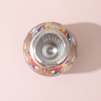 Cană termoizolantă din oțel inoxidabil 316L, cană mini portabilă, cană de buzunar multicoloră, personalizabilă