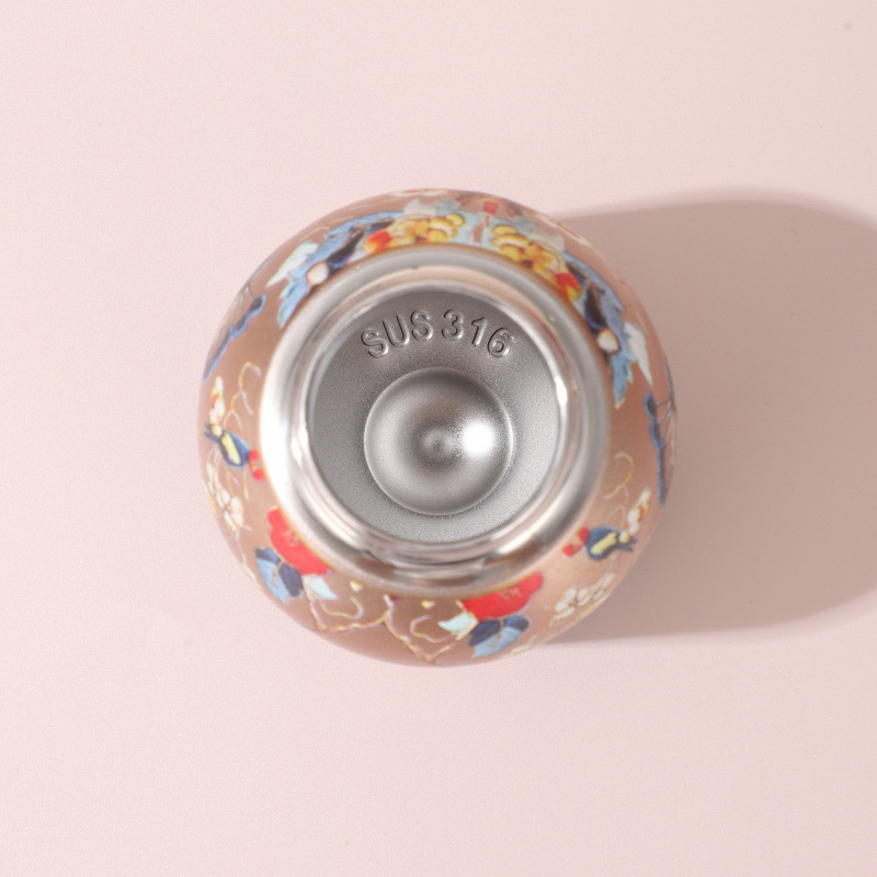 Cană termoizolantă din oțel inoxidabil 316L, cană mini portabilă, cană de buzunar multicoloră, personalizabilă
