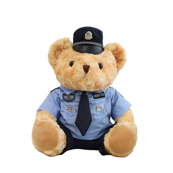 Plišani policijski medvjedić u vatrogasnoj uniformi – Teddy medvjed za djevojčice i djecu
