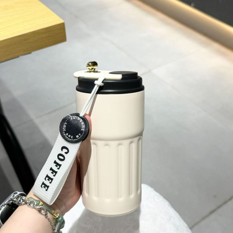 Cană izolantă din oțel inoxidabil cu afișaj de temperatură, cană portabilă pentru cafea/apă, cadou pentru studenți și birou