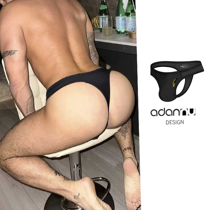 Muški thong od modala za sport i fitness, prozračan, niski struk, rastezljiv