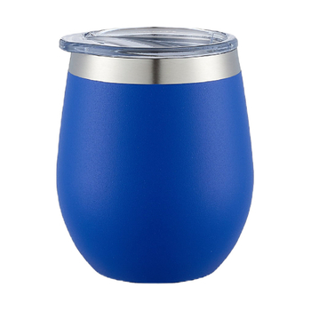 Ceașcă de ou de 8 oz, izolație în vid, interior din oțel inoxidabil 304, exterior din oțel inoxidabil 201, formă în U, finisaj cu pulverizare plastic, pahar pentru vin roșu