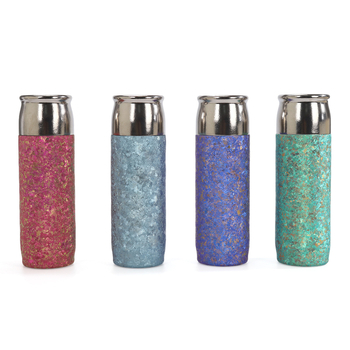 Cană termică magnetică din titan pur, antibacteriană, cu separare ceai-apă, design elegant