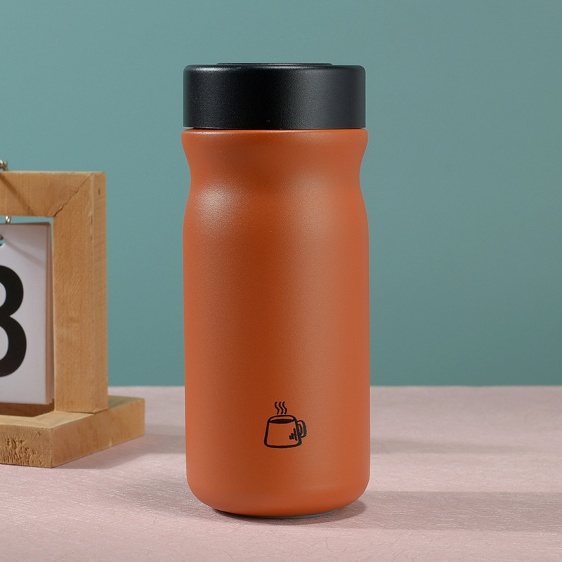 Cană termică pentru femei, portabilă, din oțel inoxidabil 316, compactă, aspect luxos