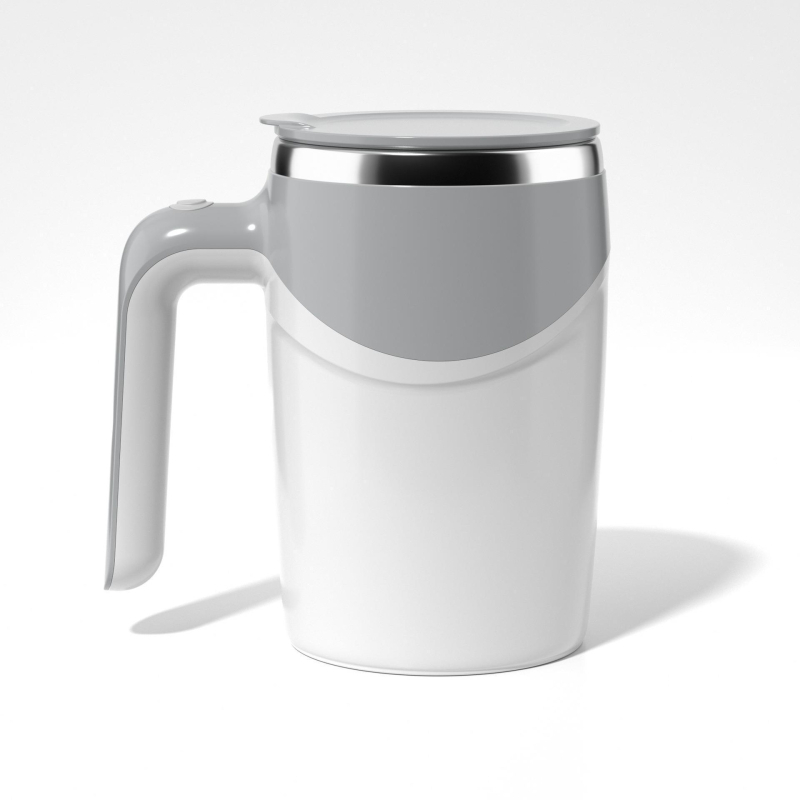 Ceașcă automată de cafea cu amestecător magnetic rotativ, cană de lapte electrică, oțel inoxidabil 304, birou, design modern