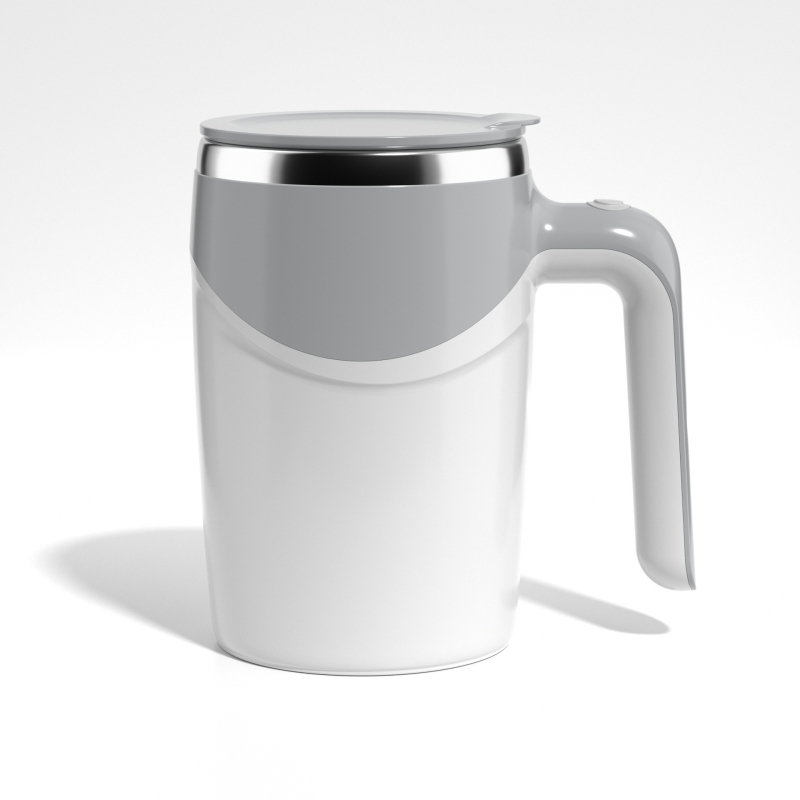 Ceașcă automată de cafea cu amestecător magnetic rotativ, cană de lapte electrică, oțel inoxidabil 304, birou, design modern
