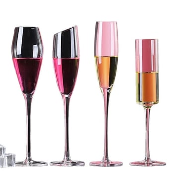 Pahar de șampanie, cristal, pentru vin și cocktail, uz casnic