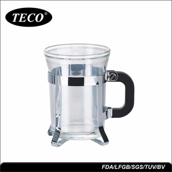 Pahare din sticlă cu borosilicat înalt pentru cafea, ceai și apă — termorezistente, pahare pentru lapte și latte, alb australian