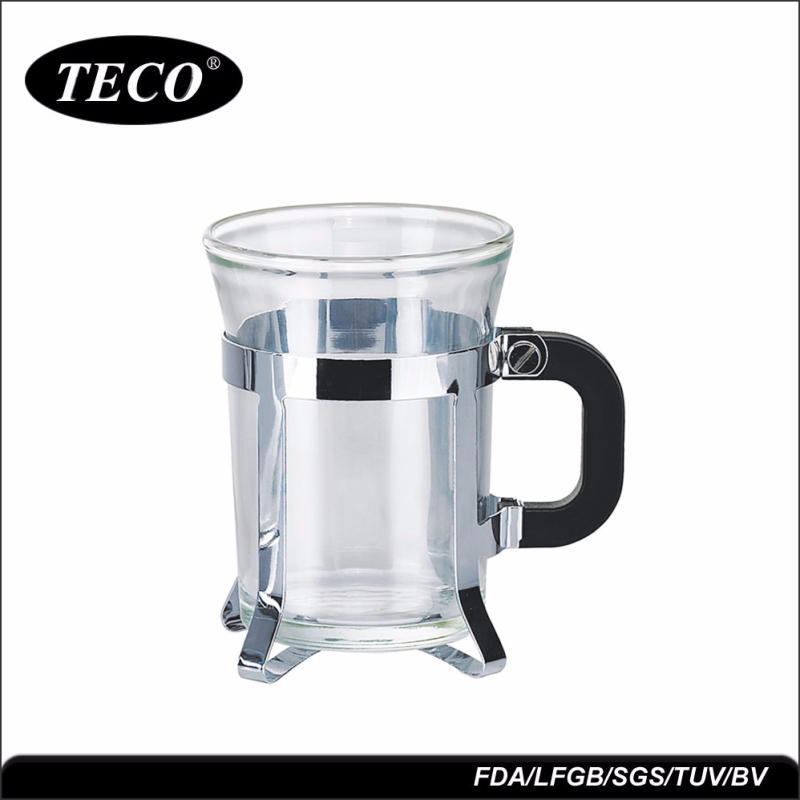Pahare din sticlă cu borosilicat înalt pentru cafea, ceai și apă — termorezistente, pahare pentru lapte și latte, alb australian