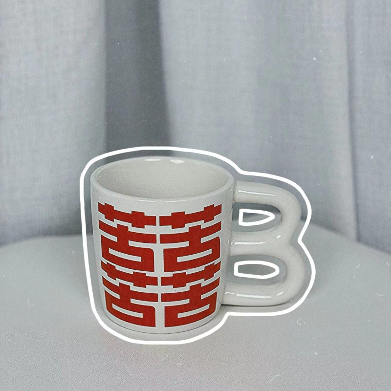 Cană ceramică cu design minimalist modern, drăguță și amuzantă, cadou de ziua de naștere pentru studenți și prieteni.