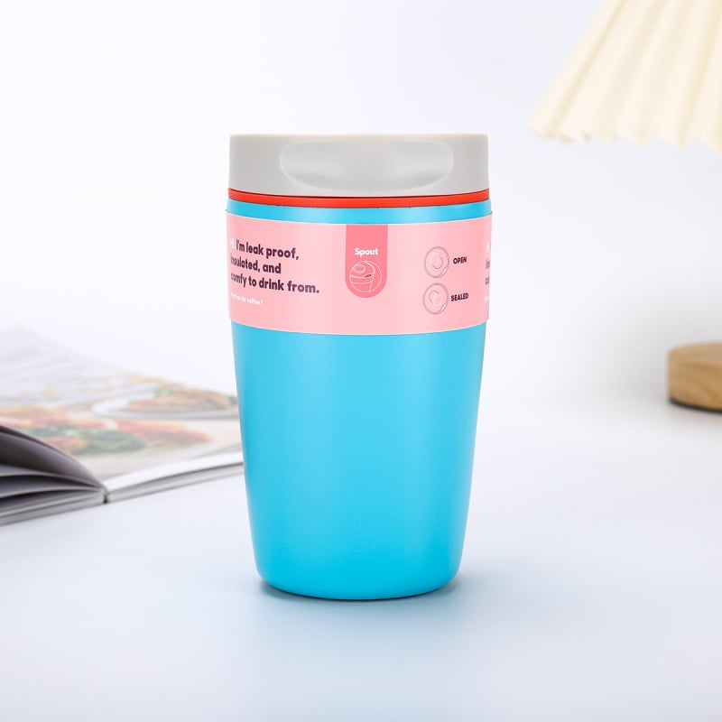 Cană de cafea izolată, portabilă, cu interior din oțel inoxidabil 304 și exterior din 201, design modern minimalist
