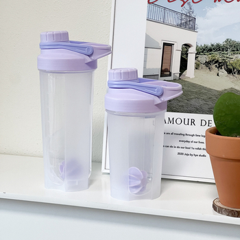 Cupe amestec din plastic PP cu scară de măsurare, pentru pudră proteică și smoothie, fitness
