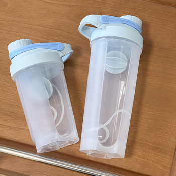 Cupe amestec din plastic PP cu scară de măsurare, pentru pudră proteică și smoothie, fitness