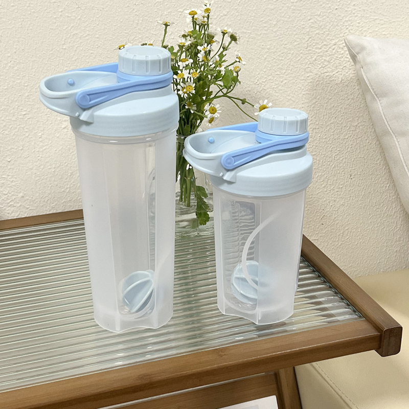 Cupe amestec din plastic PP cu scară de măsurare, pentru pudră proteică și smoothie, fitness