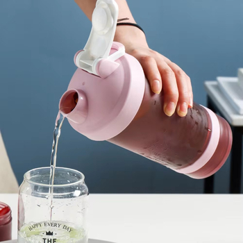 Shaker pentru pudră, recipient izolat pentru milkshake, sticlă portabilă de antrenament